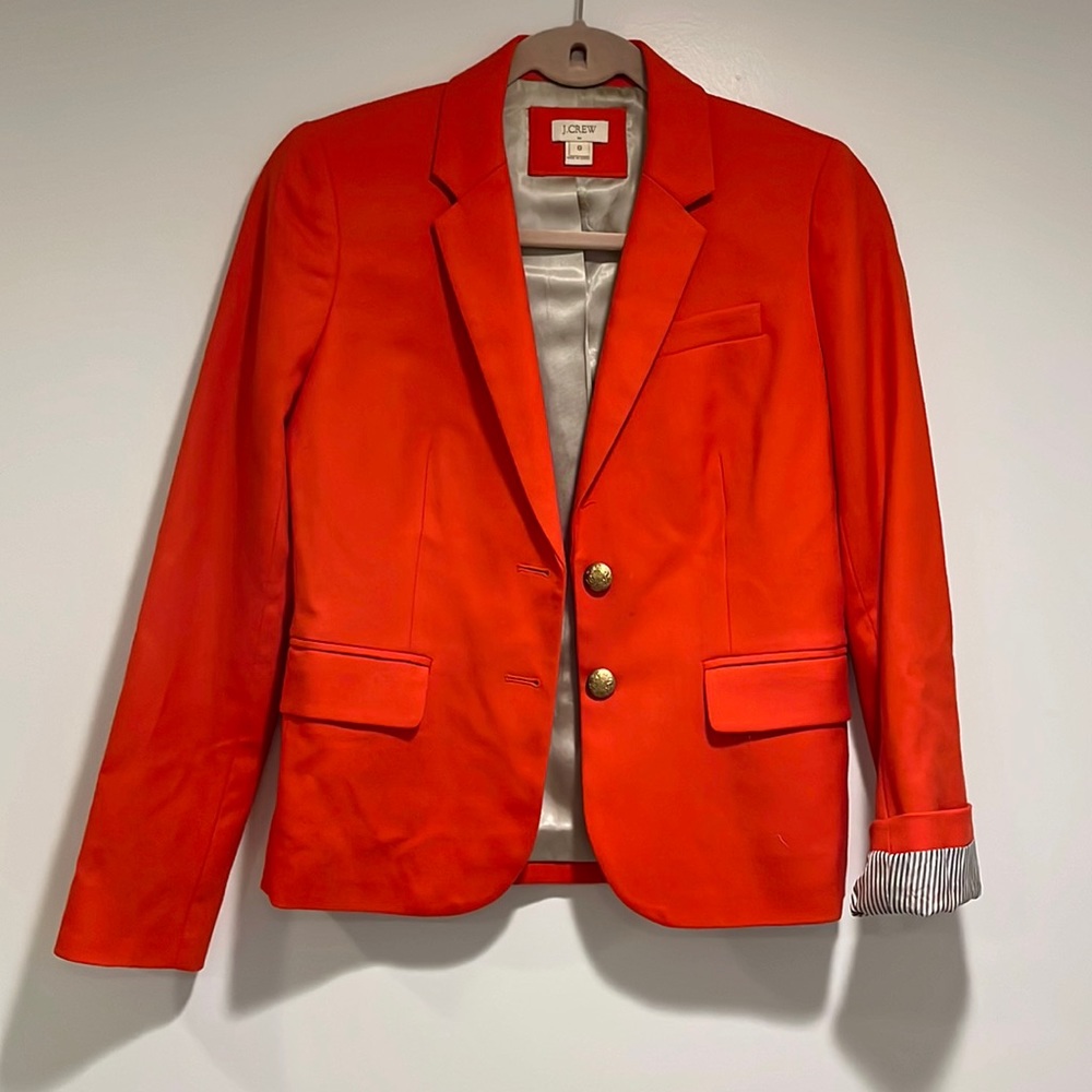 J. Crew crimson blazer